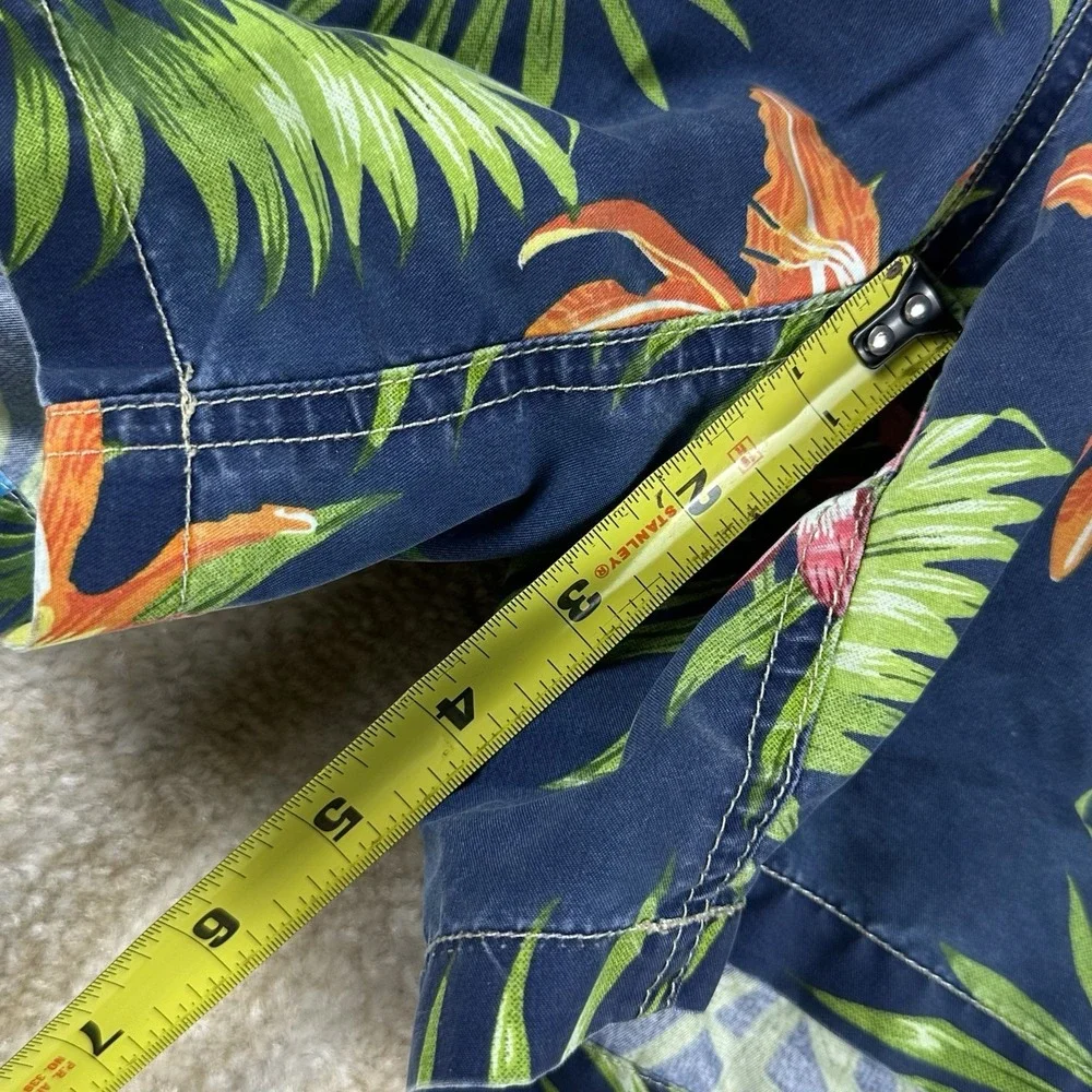 Polo Ralph Lauren Swim Shorts Mens Large Floral Hawaiian Tropical Beach Trunks - Picture 4 of 5